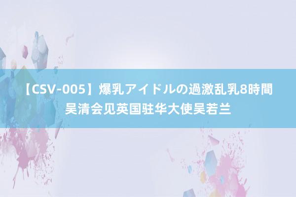 【CSV-005】爆乳アイドルの過激乱乳8時間 吴清会见英国驻华大使吴若兰